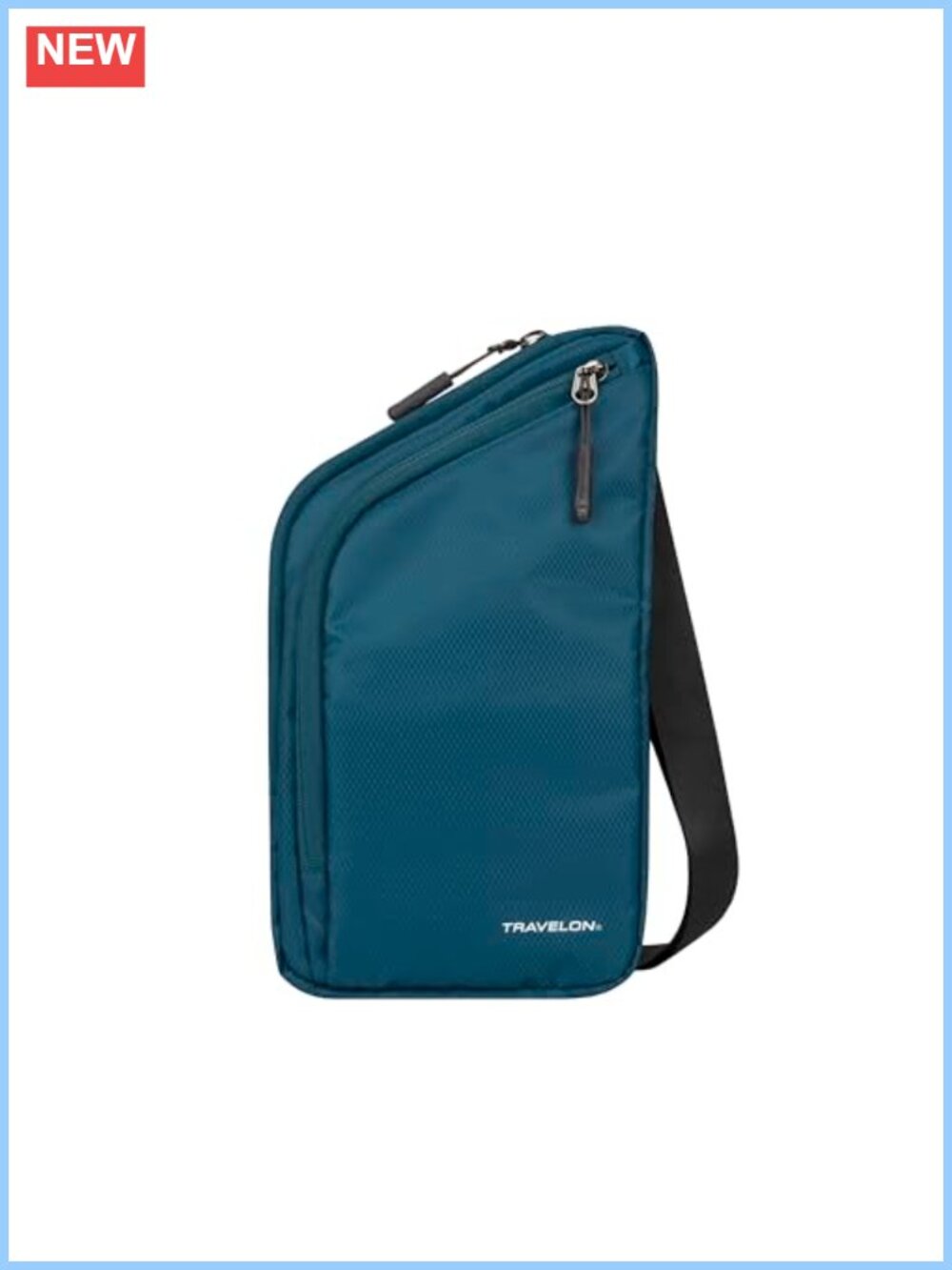 Travelon World Travel Essentials Slim Crossbody Bag RFID Polyester